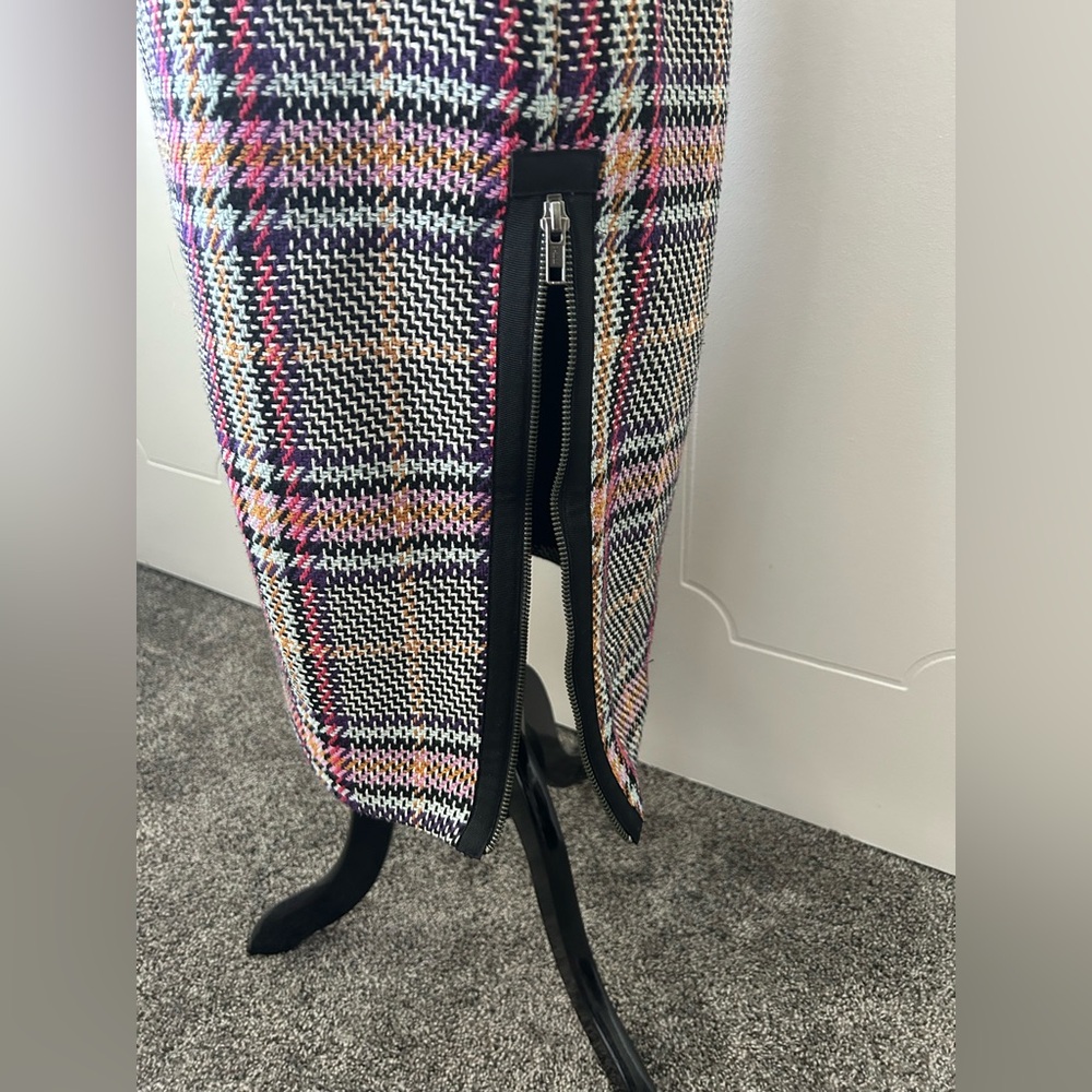 Halogen Multicolor Plaid Pencil Skirt - Picture 5 of 10